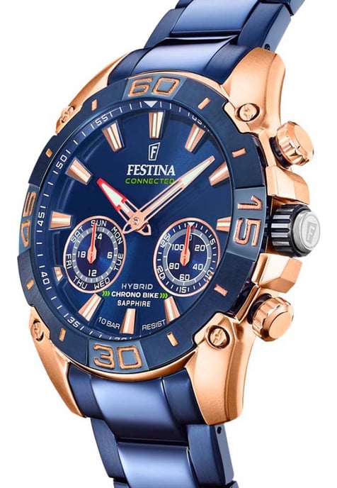 Festina F20549-1 Mens Chrono Bike Smartwatch and Strap Gift Set - Image 5