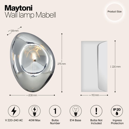 Maytoni wandlamp mabell - - Image 5
