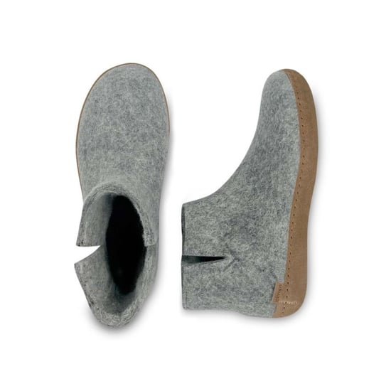 Glerups Low boot leather sole g 01-grey - Image 5