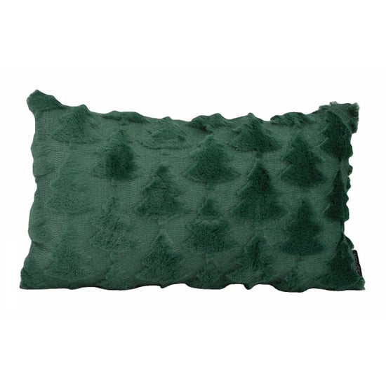 NOVÉE Sierkussen furry xmas tree | 30 x 50 cm | polyester - Image 1