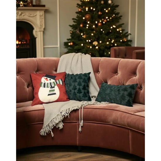 NOVÉE Sierkussen furry xmas tree | 30 x 50 cm | polyester - Image 2