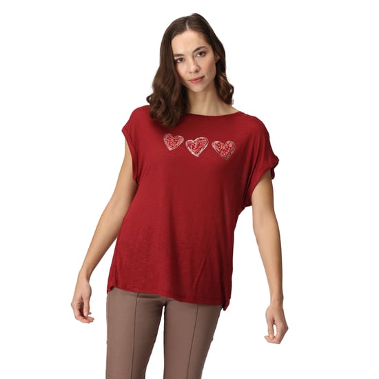 Regatta Dames roselynn harten t-shirt - Image 3