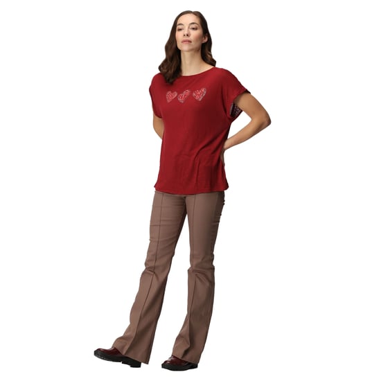 Regatta Dames roselynn harten t-shirt - Image 4