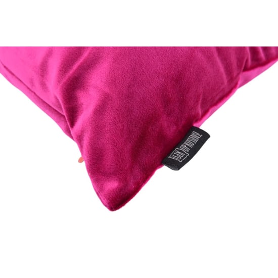 Gek op kussens! Velvet roze | 45 x 45 cm | kussenhoes | polyester - Image 2