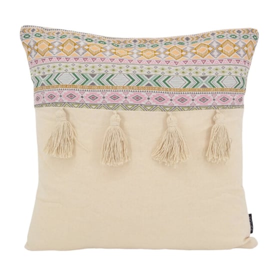 NOVÉE Ibiza tassle | 45 x 45 cm | kussenhoes | katoen/linnen - Image 1