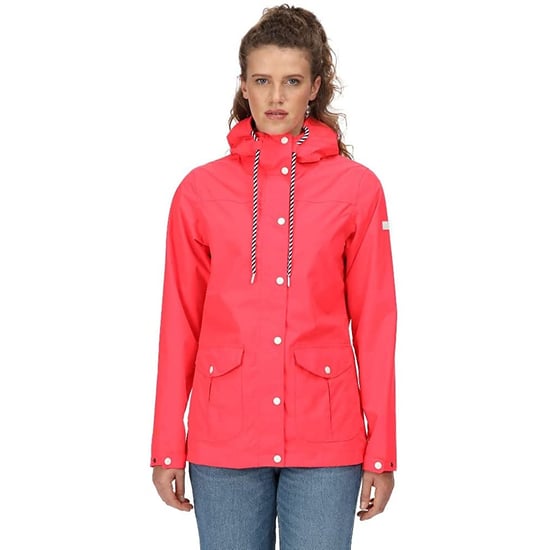 Regatta Womens/Ladies Bayarma Lightweight Waterproof Jacket (Neon Pink) - Image 1