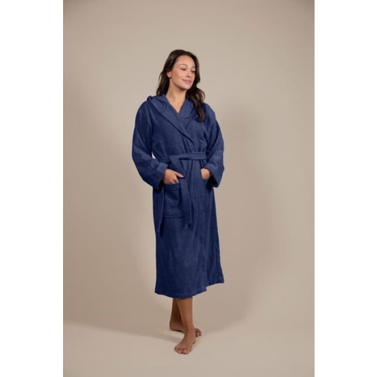 CozyLion Badjas badstof dames & heren donker blauw | - Image 4