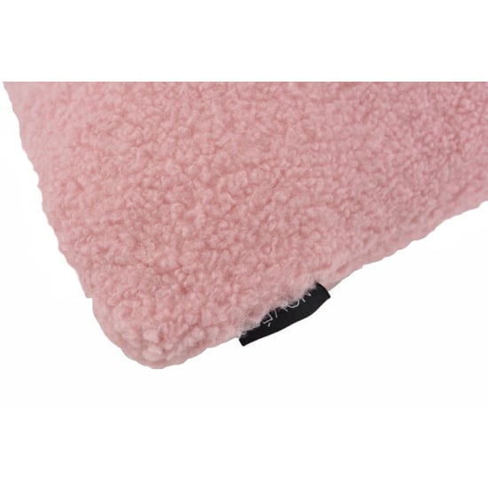 NOVÉE Teddy lichtroze | 45 x 45 cm | kussenhoes | polyester - Image 2