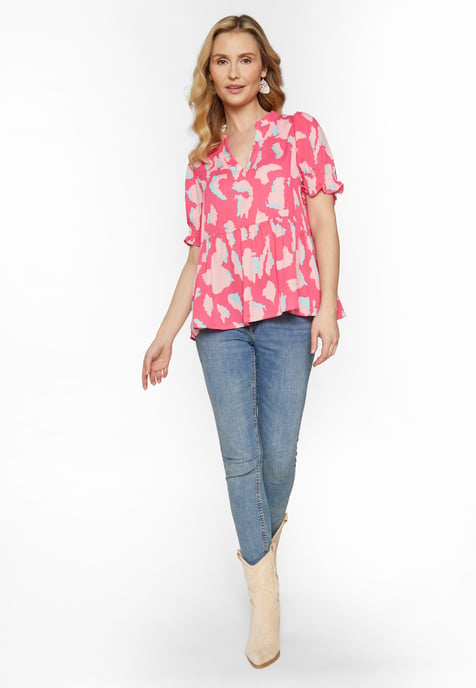 usha Blouse vrouwen roze - Image 2