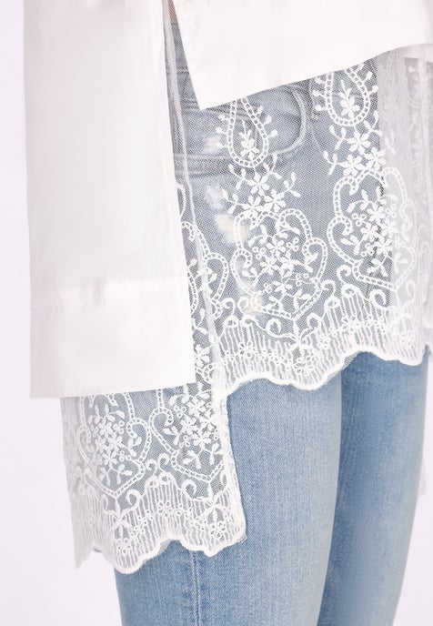 IZIA Blouse Dames wit - Image 5