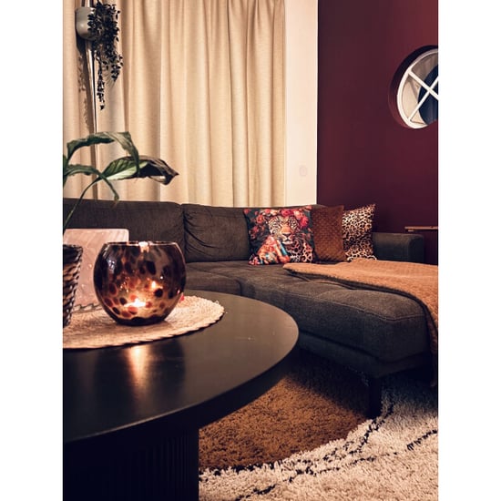 Gek op kussens! Sierkussen flower leopard #1 | 45 x 45 cm | katoen/polyester - Image 2