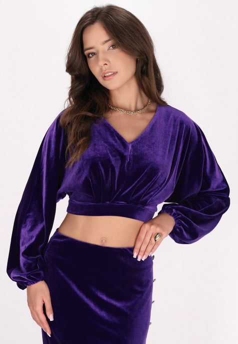 Faina Blouse Dames violet - Image 3
