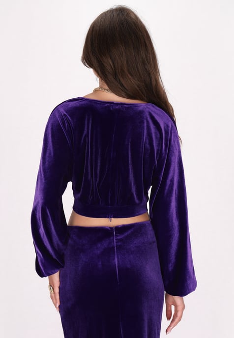 Faina Blouse Dames violet - Image 4