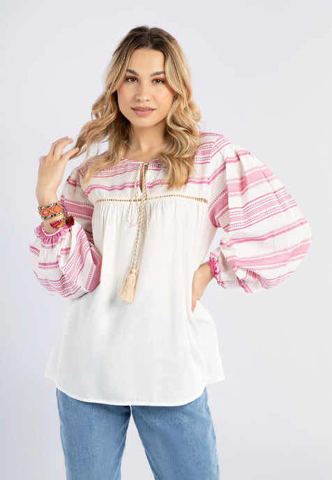 IZIA Blouse Dames roze - Image 3