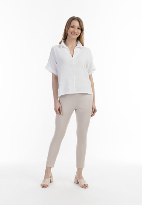 usha Blouse shirt Dames wit - Image 2