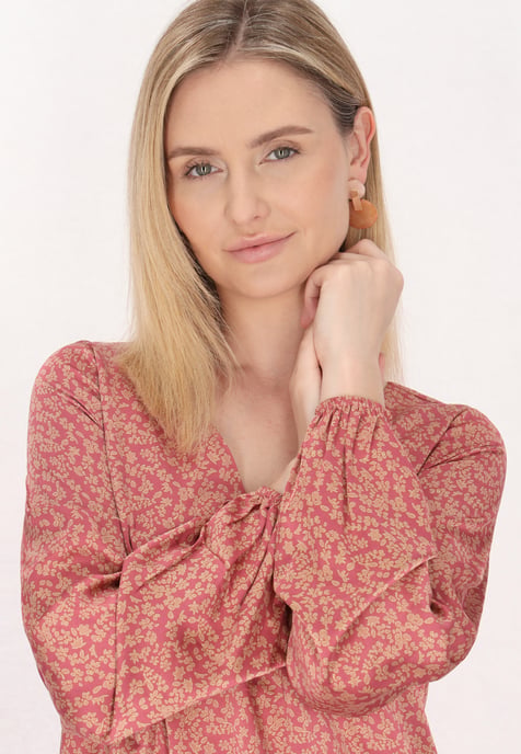 usha Blouse Dames Oud roze beige - Image 5