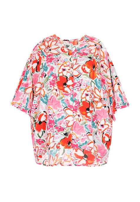 IZIA Grote maat blouse vrouwen roos - Image 1