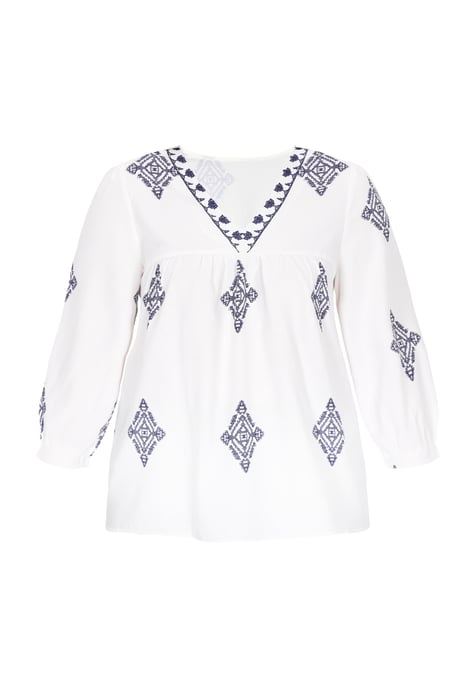 usha Grote maat blouse vrouwen wit - Image 1