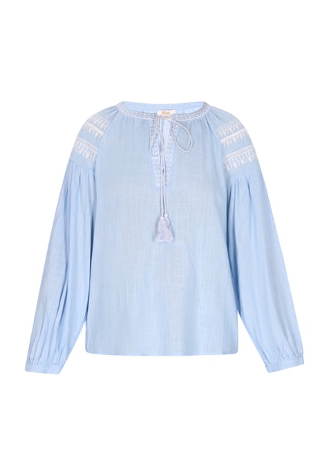 usha Blouse Dames lichtblauw - Image 1