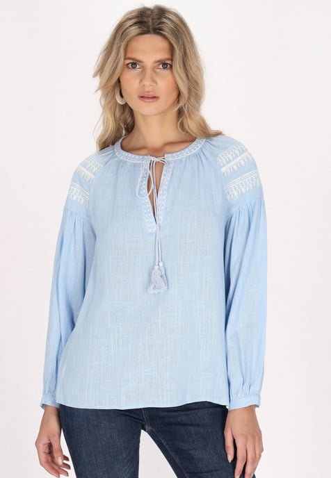 usha Blouse Dames lichtblauw - Image 3