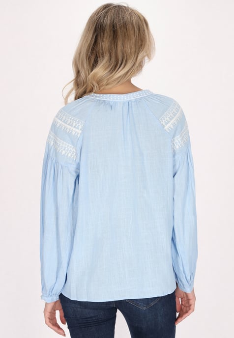 usha Blouse Dames lichtblauw - Image 4