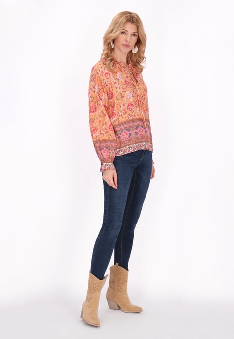 usha Blouse vrouwen oranje veelkleurig - Image 2