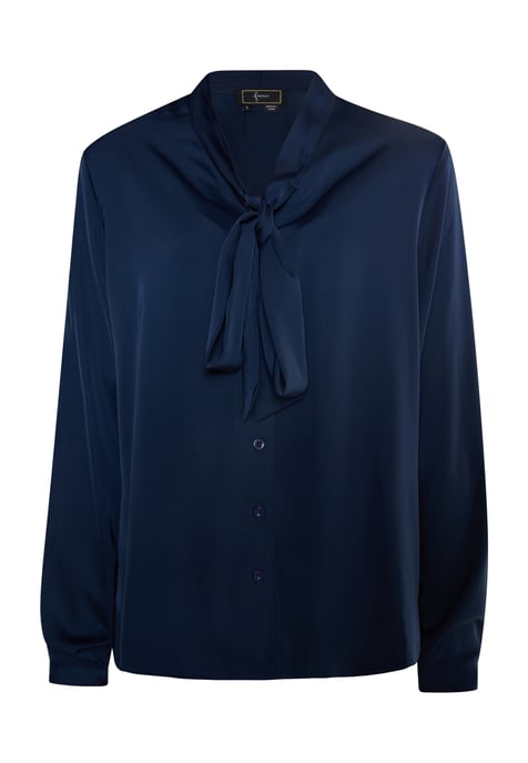 Faina sjaal blouse Dames marine - Image 1
