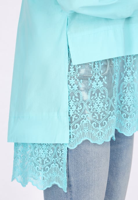 IZIA Blouse Dames aqua - Image 5