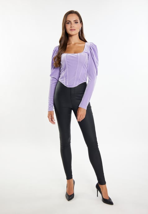 Faina Blouse women lavender - Image 2