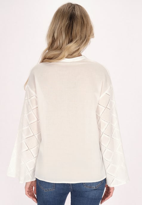 usha Blouse Dames wit - Image 4