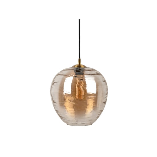Leitmotiv hanglamp glamour globe amber - Image 3