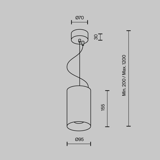 Technical Maytoni hanglamp efir - Ø9,5 - Image 2
