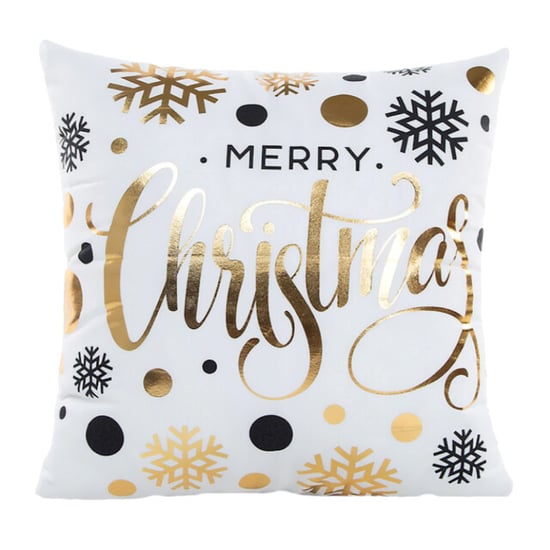 Gek op kussens! Balls & snowflakes | 45 x 45 cm | kussenhoes | katoen/polyester - Image 1