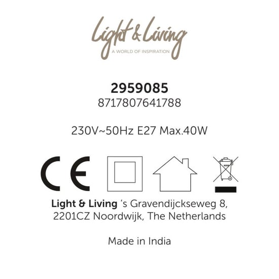 Light & Living hanglamp sinula Ø39x38cm - - Image 4
