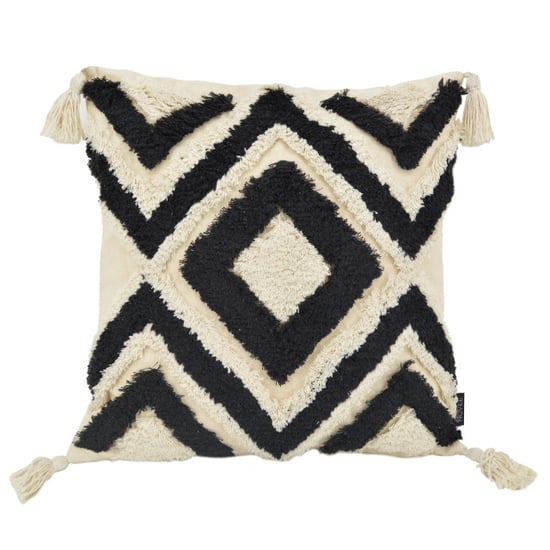 NOVÉE June boho black | 45 x 45 cm | kussenhoes | katoen - Image 1