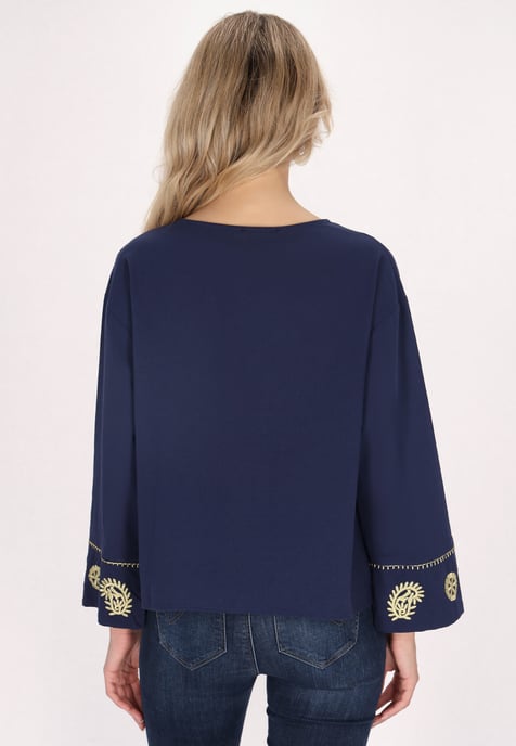 usha Blouse Dames marine - Image 4