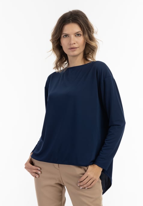 usha Bloes met lange mouwen Dames marine - Image 3
