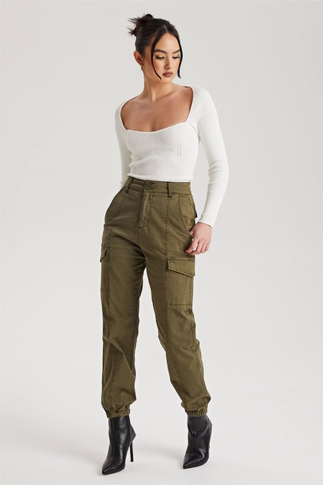 Cuffed Cargo Pants - Image 3