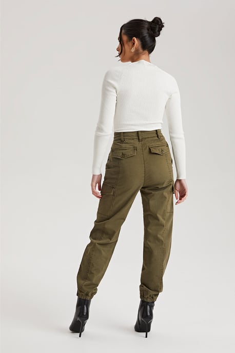Cuffed Cargo Pants - Image 4