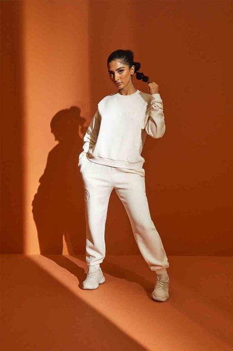 Recycled Ecru Chamonix Sweatshirt - Image 3