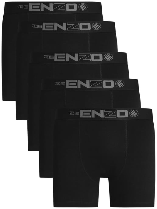 Enzo | 5 Pack Mens Boxer Shorts Cotton Stretch Underwear - Image 1