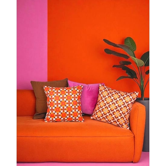 Gek op kussens! Retro style #13 | 45 x 45 cm | kussenhoes | katoen/polyester - Image 2