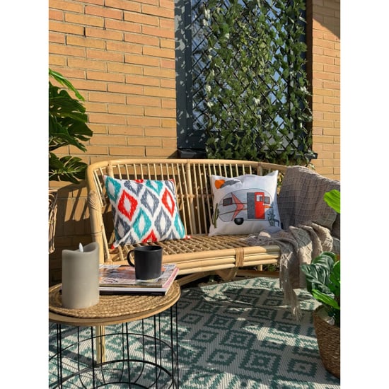 Gek op kussens! Sierkussen caravan camping outdoor | 45 x 45 cm | katoen/polyester - Image 2