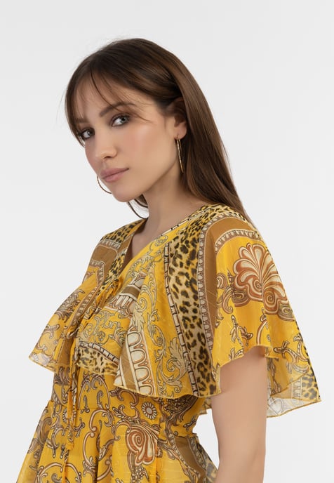 Faina Blouse Dames geel - Image 5