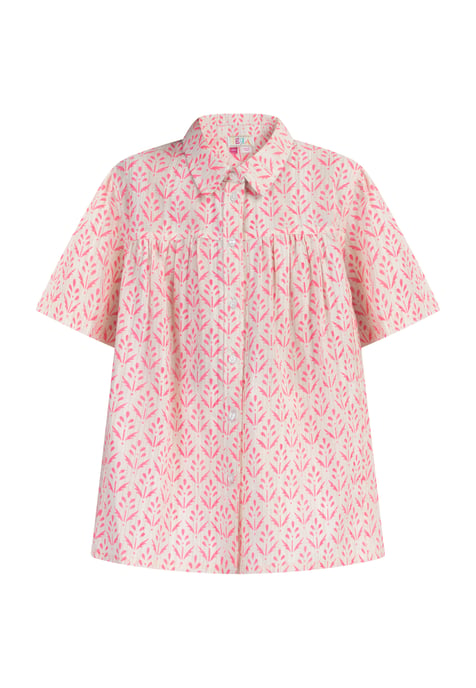 IZIA blouse met korte mouwen meisjes (kinderen) neonroze - Image 1