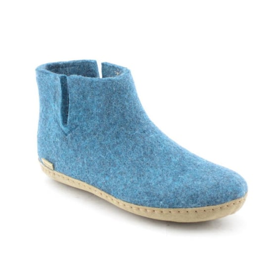 Glerups Low boot leather sole g 06-petrol - Image 4