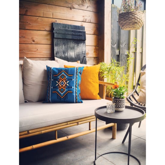Gek op kussens! Sierkussen ibiza petrol outdoor | 45 x 45 cm | katoen/polyester - Image 2