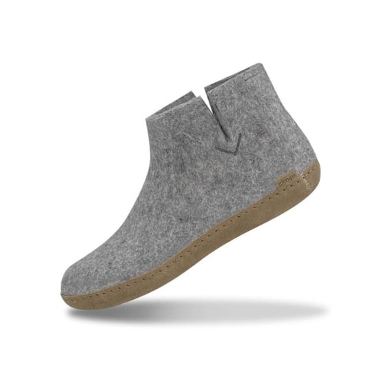 Glerups Low boot leather sole g 01-grey - Image 3