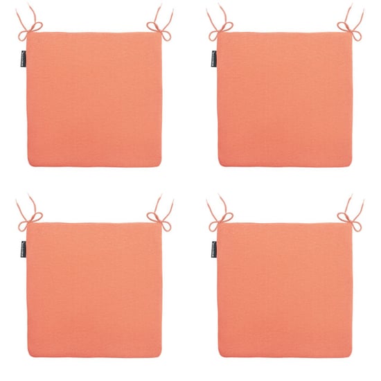 Madison zitkussen panama flame orange ca. set van 4 - Image 1