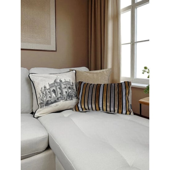 NOVÉE Mara stripe | 30 x 50 cm | kussenhoes | velvet/viscose - Image 2